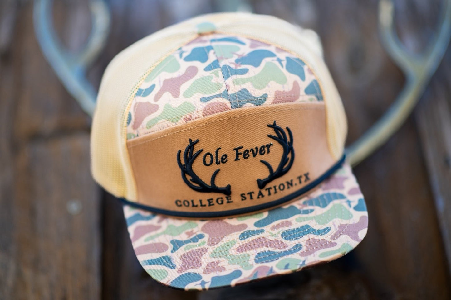 Ole Fever Camo Trucker Hat – College Station, TX